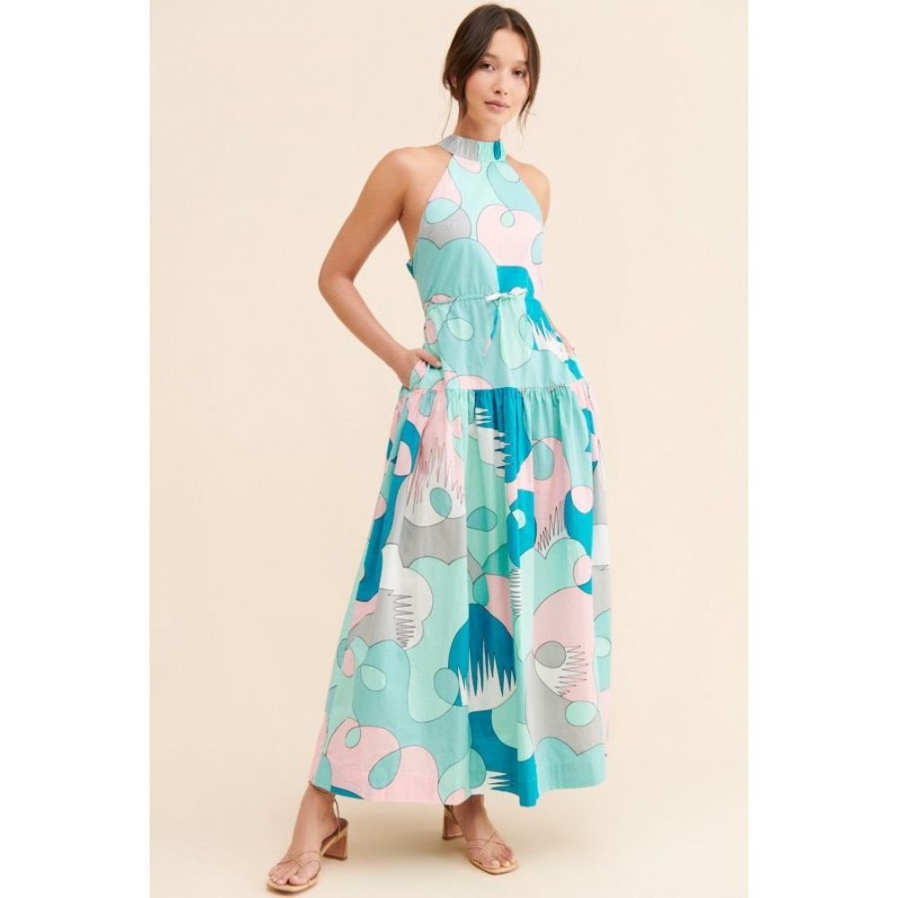 S/W/F Cross Back Maxi Dress $399